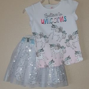 Unicorn Skirt set